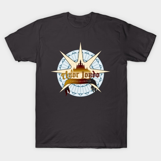 Anor Londo T-Shirt by DinsFireDesigns